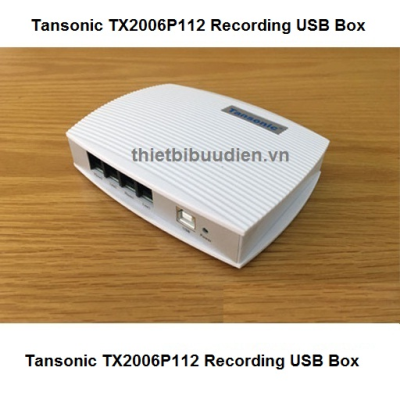 Box ghi âm điện thoại bàn 2 line Tansonic TX2006P112